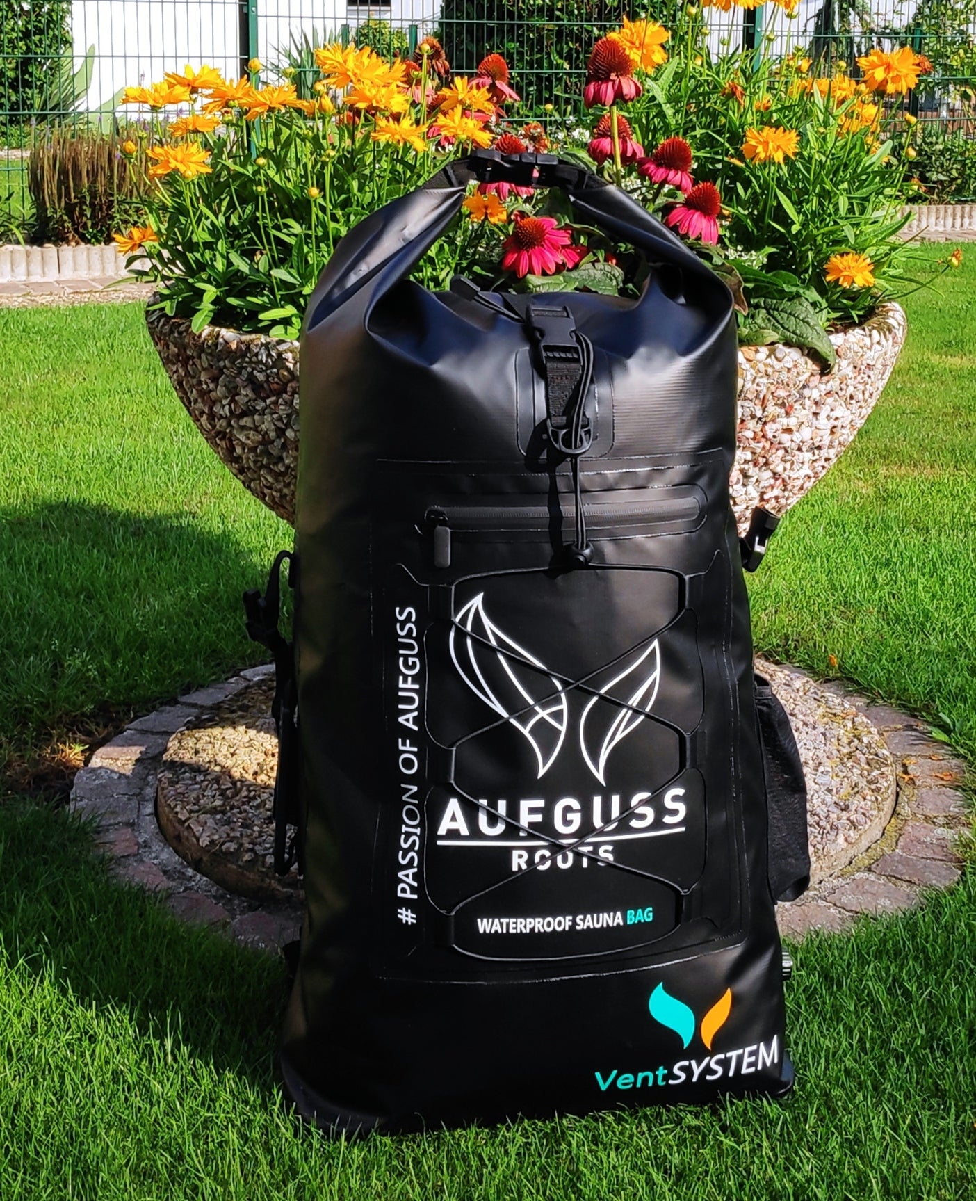 Wasserdichter Rucksack für die Sauna | 50 Liter Profi-Rucksack