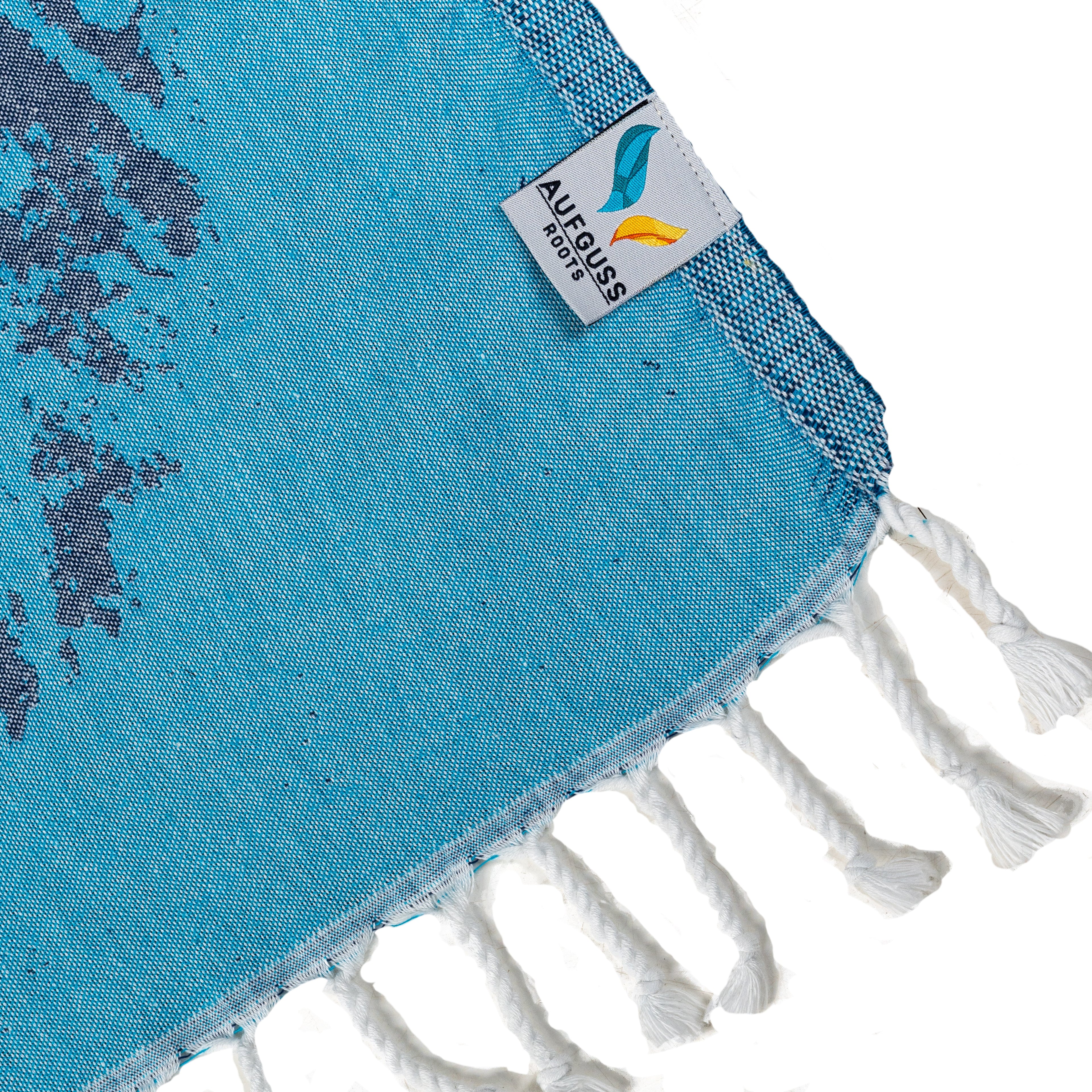Spezial Hamamtuch - Limited Edition Saunatuch - Aufguss WM 2025 Blau