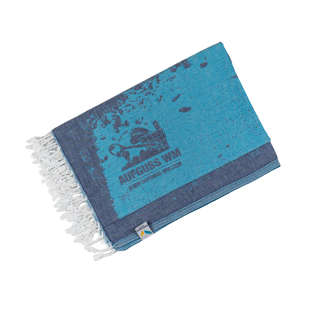 Spezial Hamamtuch - Limited Edition Saunatuch - Aufguss WM 2025 Blau