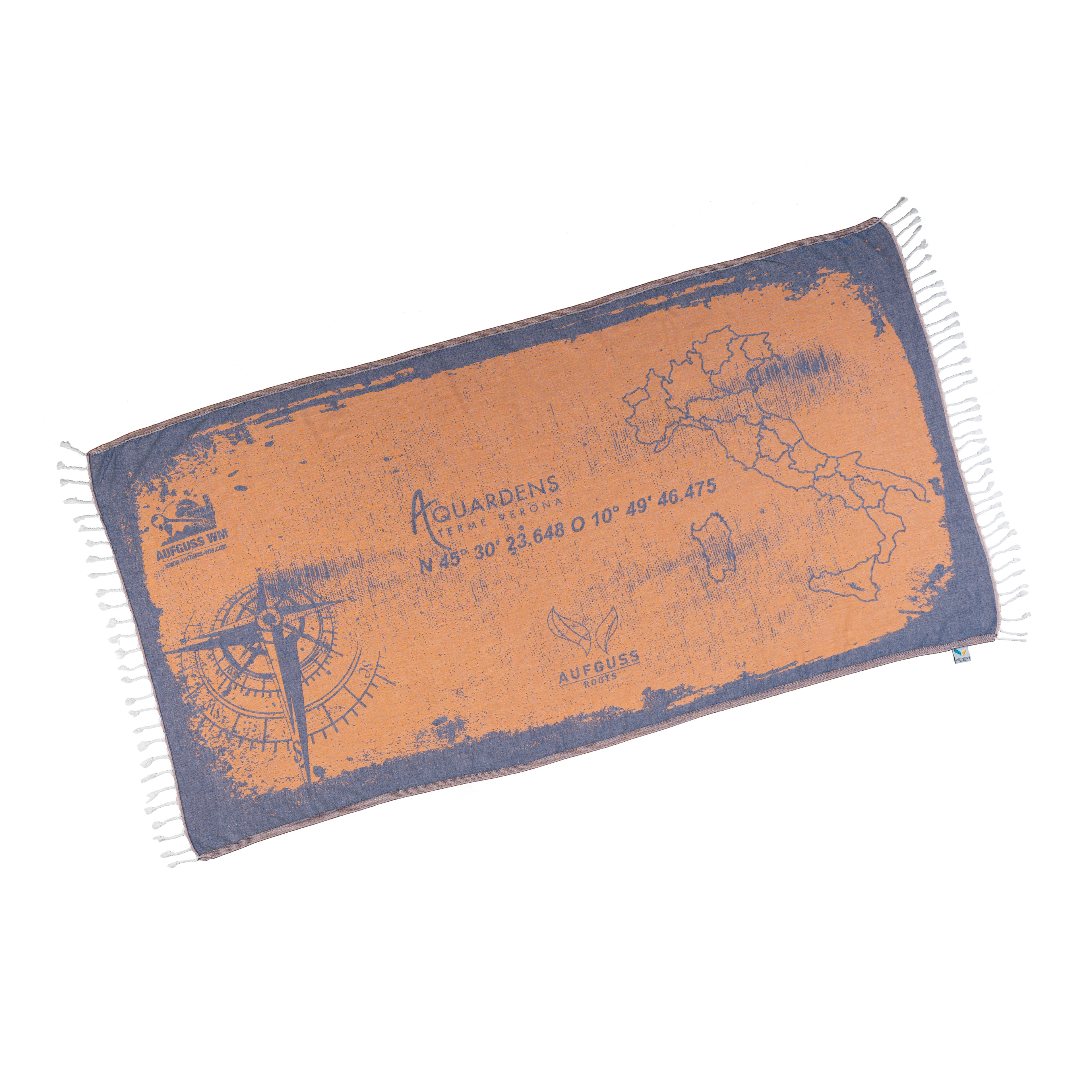 Spezial Hamamtuch - Limited Edition Saunatuch - Aufguss WM 2025 Orange