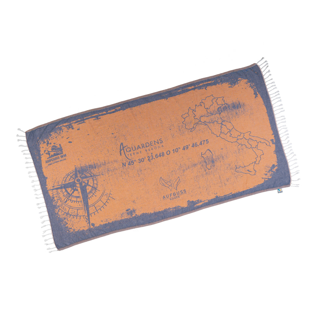 Spezial Hamamtuch - Limited Edition Saunatuch - Aufguss WM 2025 Orange