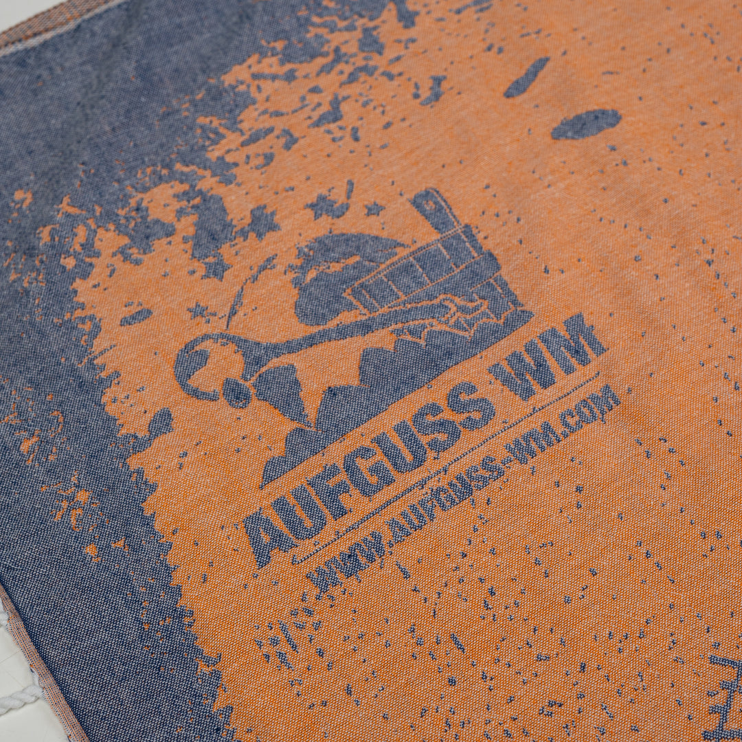 Spezial Hamamtuch - Limited Edition Saunatuch - Aufguss WM 2025 Orange