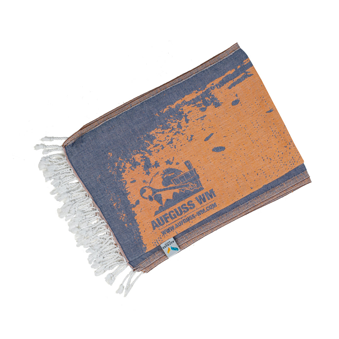Spezial Hamamtuch - Limited Edition Saunatuch - Aufguss WM 2025 Orange
